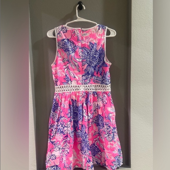 Lilly Pulitzer Pink and Purple Floral Mini Dress - Picture 4 of 6